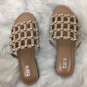 bar iii pecanna flat sandals